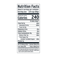Purely Elizabeth Vanilla Blueberry Almond Cereal Nutrition Facts