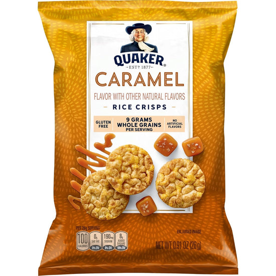 Quaker Rice Crisps Caramel 0.91oz (30ct)