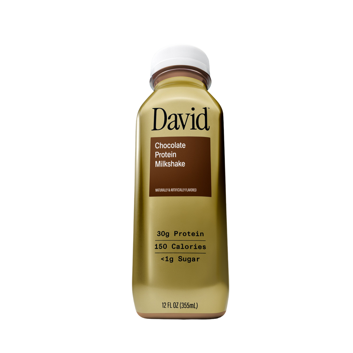 David Protein Shake, Chocolate (12 Pack)