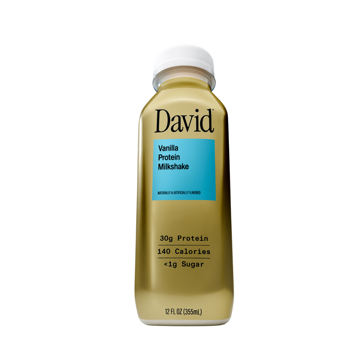 David Protein Shake, Vanilla (12 Pack)
