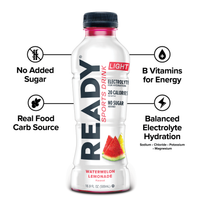 Ready Sports Drink Light - Watermelon Lemonade (12 x 16.9oz)