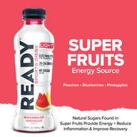 Ready Sports Drink Light - Watermelon Lemonade (12 x 16.9oz)