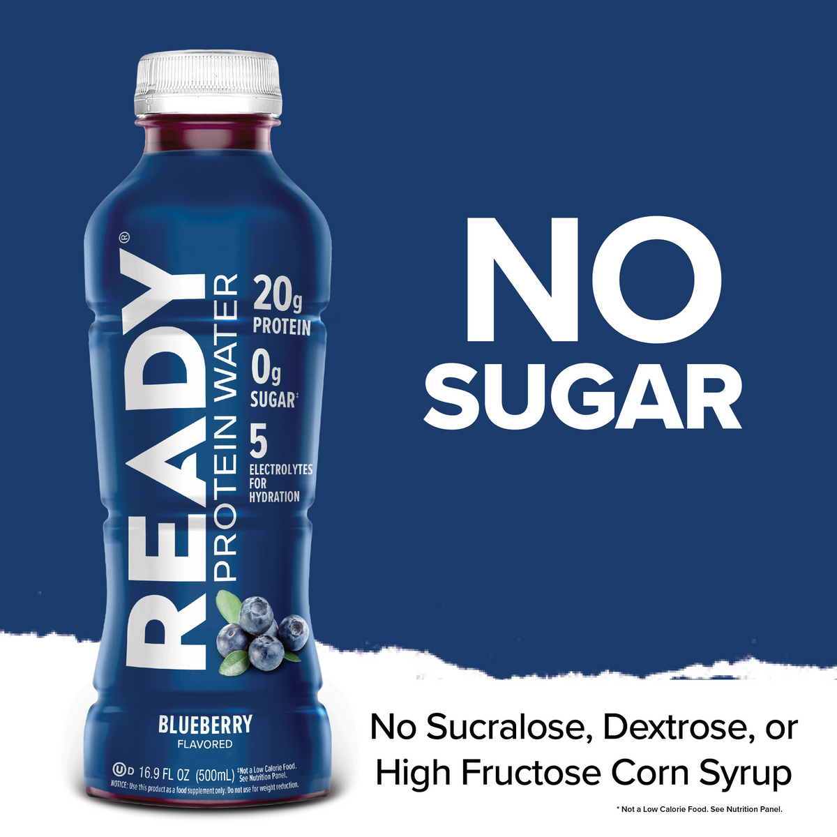 Ready Clear Protein Water 20g - Blueberry (12 x 16.9oz)