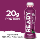 Ready Clear Protein Water 20g - Black Cherry (12 x 16.9oz)