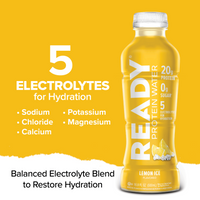 Ready Clear Protein Water 20g - Lemon Ice (12 x 16.9oz)