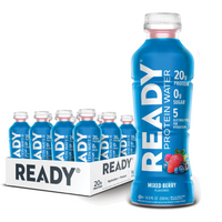 Ready Clear Protein Water 20g - Mixed Berry (12 x 16.9oz)