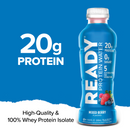 Ready Clear Protein Water 20g - Mixed Berry (12 x 16.9oz)