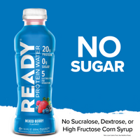 Ready Clear Protein Water 20g - Mixed Berry (12 x 16.9oz)