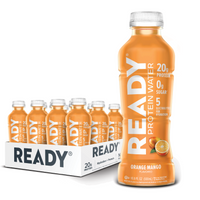 Ready Clear Protein Water 20g - Orange Mango (12 x 16.9oz)