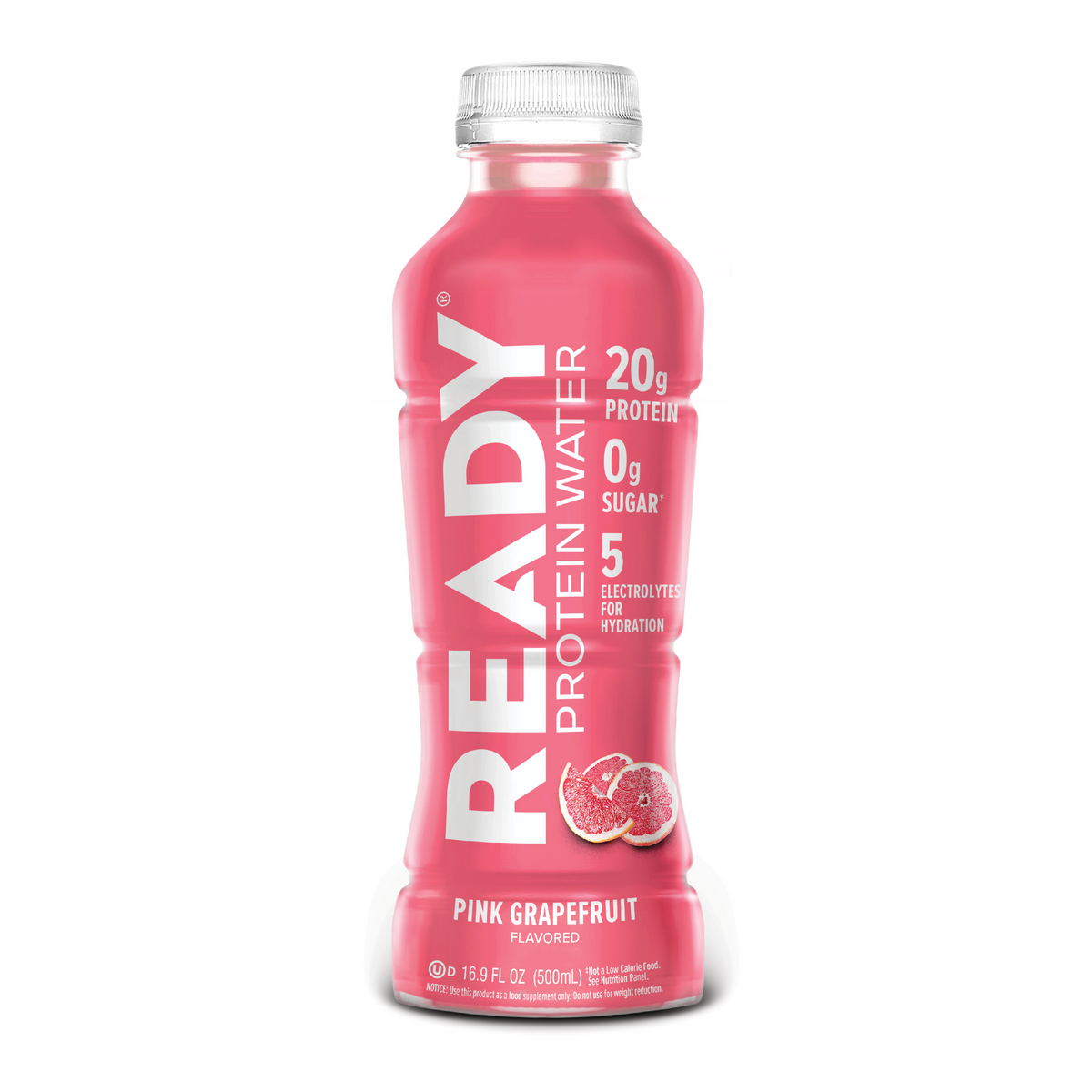 Ready Clear Protein Water 20g - Pink Grapefruit (12 x 16.9oz)