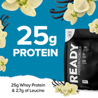 Ready Whey Protein Powder - Vanilla (10 lb Team Bag)