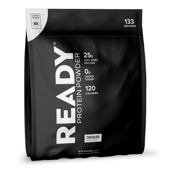 Ready Whey Protein Powder - Chocolate (10 lb Team Bag)