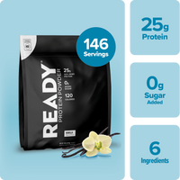 Ready Whey Protein Powder - Vanilla (10 lb Team Bag)