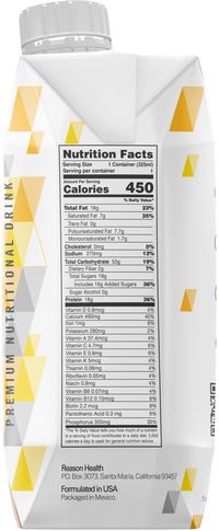 Reason Weight Gain Shake, Vanilla (48 Shakes)
