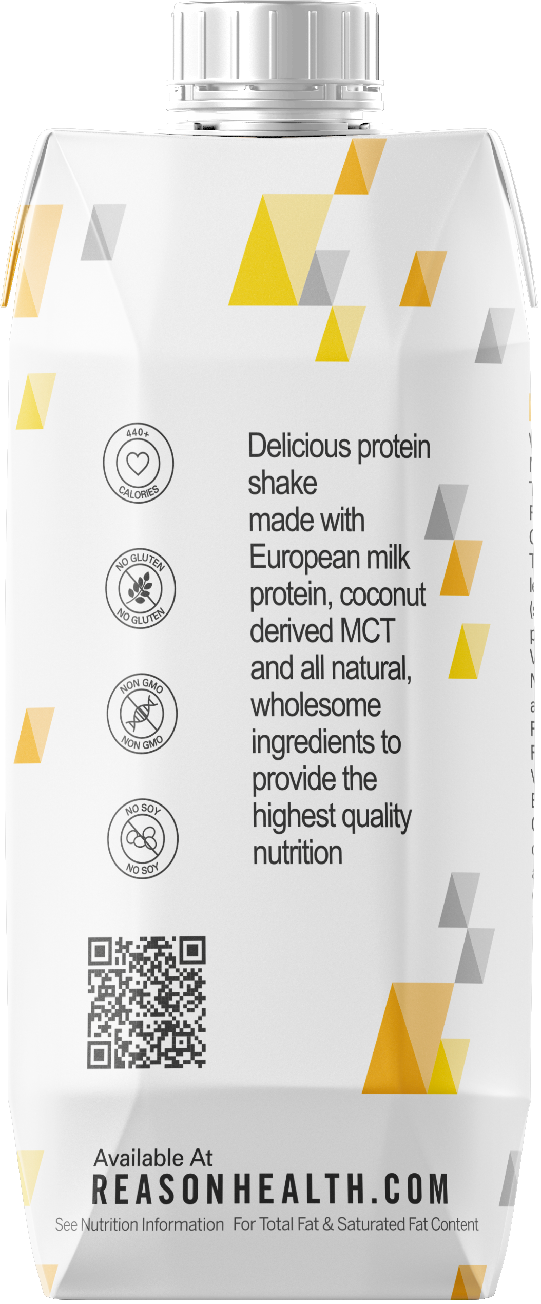 Reason Weight Gain Shake, Vanilla (48 Shakes)