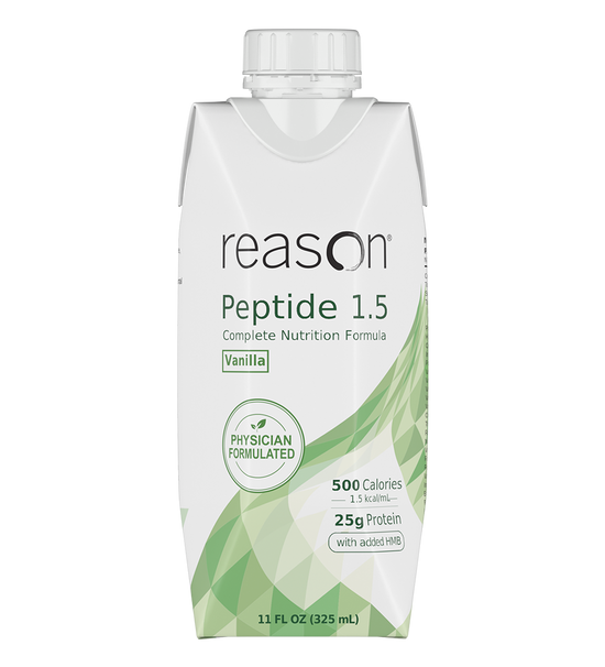 Reason Peptide 1.5 Complete Nutrition Formula, Vanilla (Case of 12)