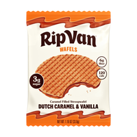 Rip Van Dutch Caramel & Vanilla Stroopwafel Cookies 1.16oz (48ct)