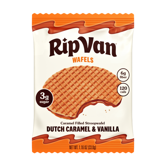 Rip Van Dutch Caramel & Vanilla Stroopwafel Cookies 1.16oz (48ct)