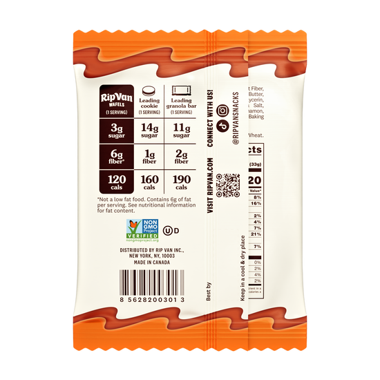 Rip Van Dutch Caramel & Vanilla Stroopwafel Cookies 1.16oz (48ct)