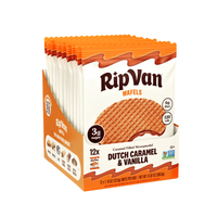 Rip Van Dutch Caramel & Vanilla Stroopwafel Cookies 1.16oz (48ct)