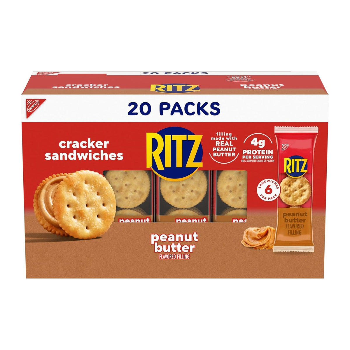 Ritz Peanut Butter Cracker Sandwiches 1.38oz (20ct)