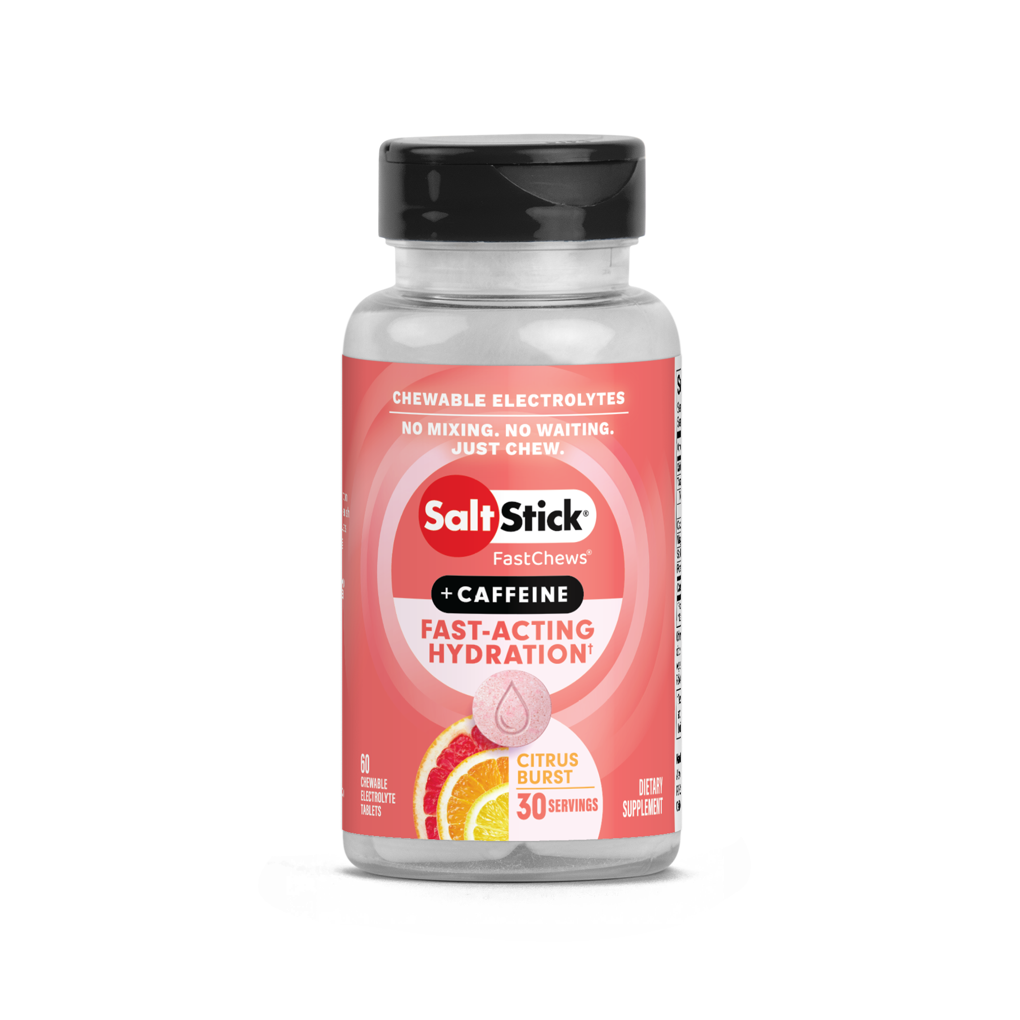 SaltStick FastChews + Caffeine Citrus Burst