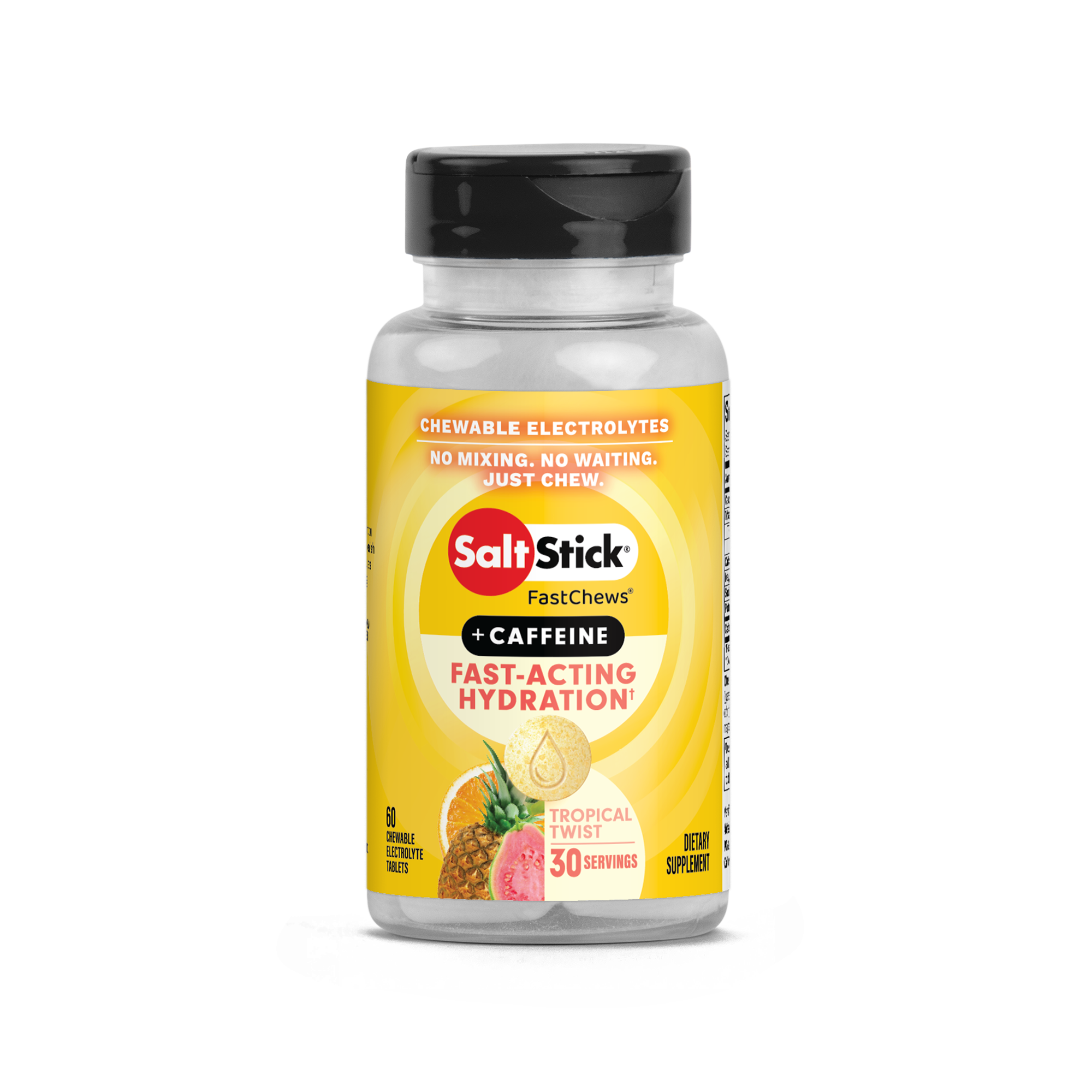 SaltStick FastChews + Caffeine Tropical Twist