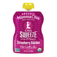 Strawberry Banana Organic Chia Squeeze
