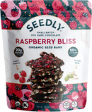 SEEDLY, Raspberry Bliss, Dark Chocolate Bark, 3.6 Oz.