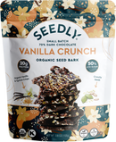 SEEDLY, Vanilla Quinoa Crunch, Dark Chocolate Bark, 3.6 Oz.