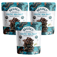 SEEDLY, Celtic Sea Salt, Dark Chocolate Bark, 3.6 Oz.