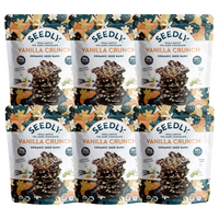 SEEDLY, Vanilla Quinoa Crunch, Dark Chocolate Bark, 3.6 Oz.
