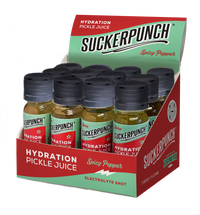 SuckerPunch 2oz Pickle Juice Shooter, Spicy PSC (12 count)