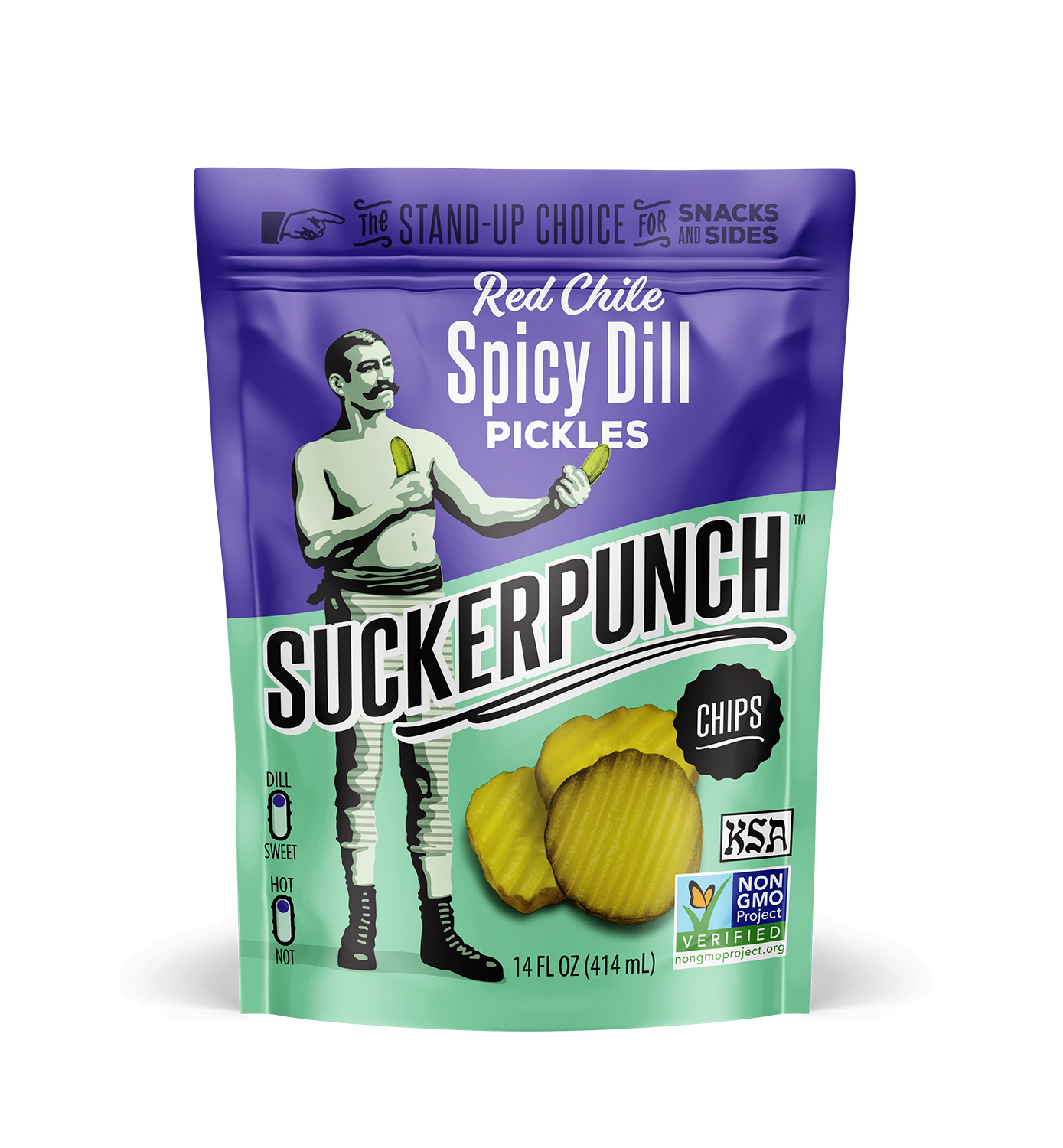 SuckerPunch Spicy Dill Snack Pack Wholesale PSC (12 Pack)