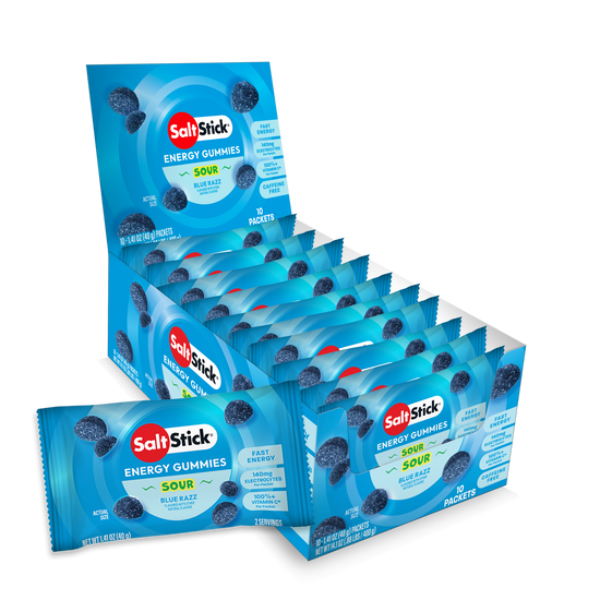 SaltStick Energy Gummies – Sour Blue Razz