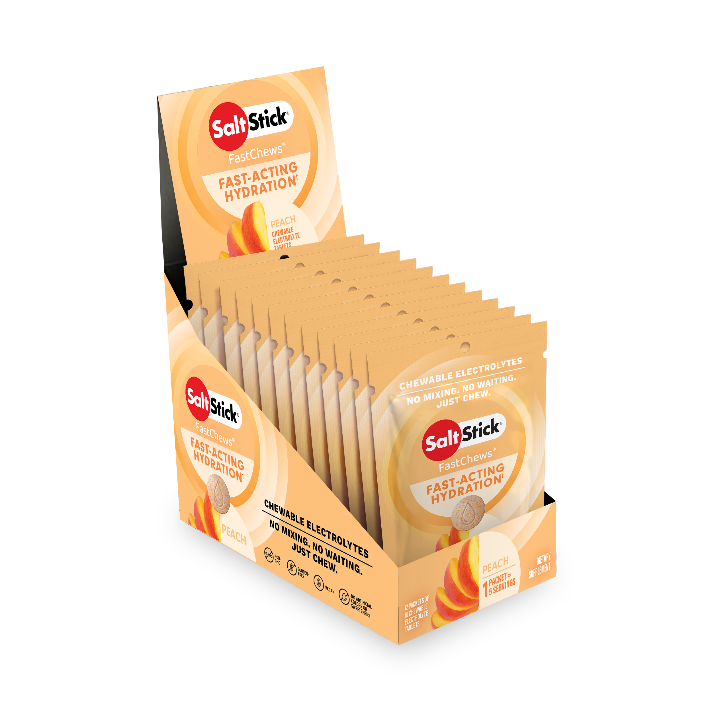 SaltStick FastChews Peach