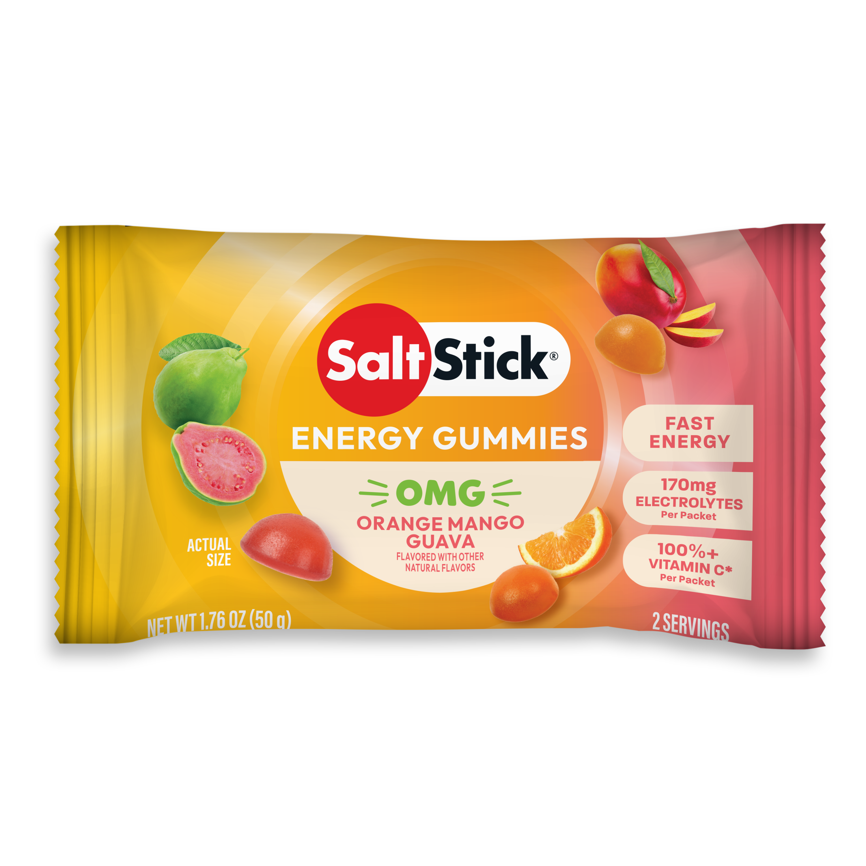SaltStick Energy Gummies – OMG! (Orange, Mango, Guava)