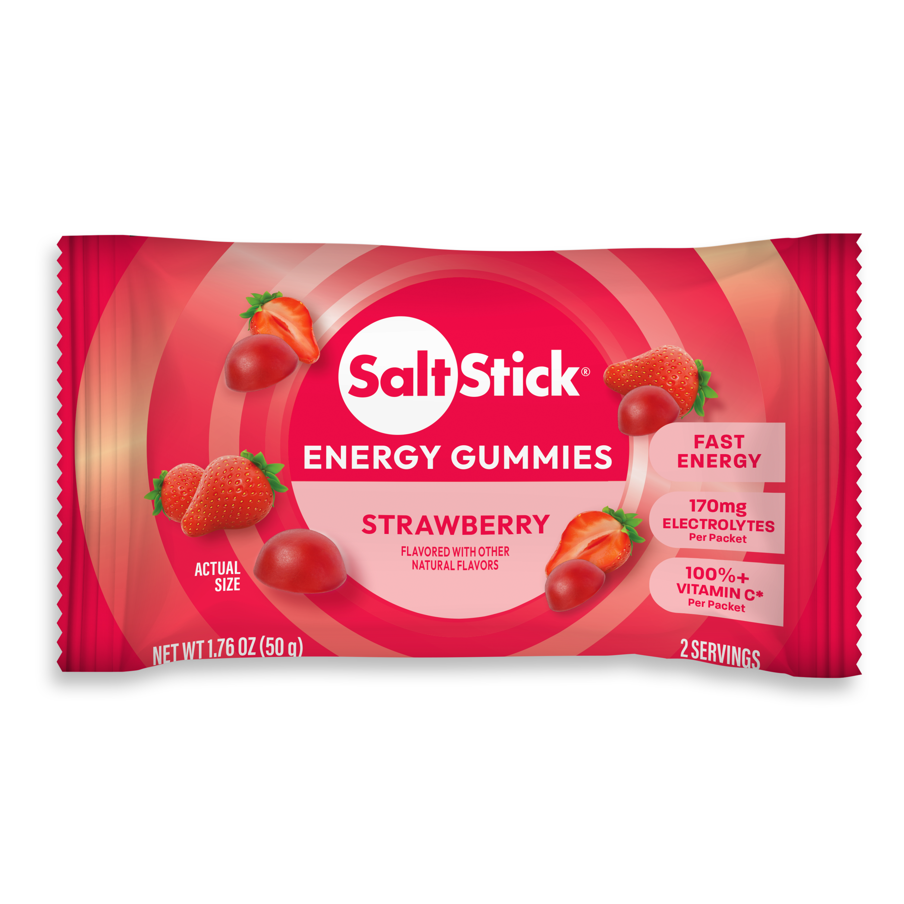 SaltStick Energy Gummies – Strawberry