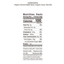Salted Cocoa Gel Nutrition Facts
