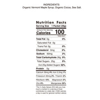 Salted Cocoa Gel Nutrition Facts