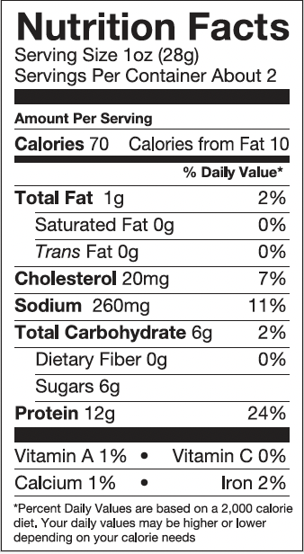 Sweet Chipotle THINK Beef Jerky - 2.2 oz (48 Pack)