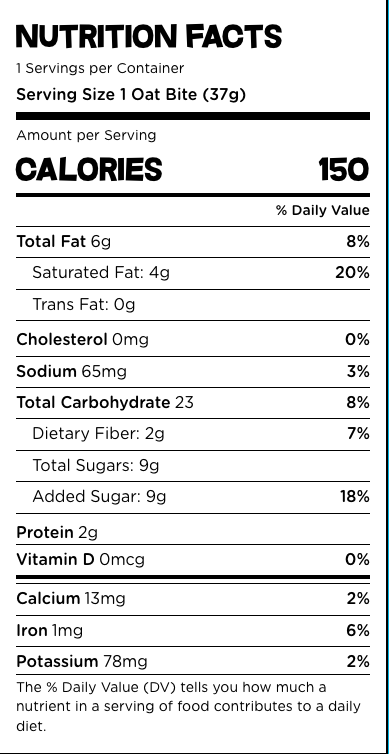 Bobo's Chocolate Chip Oat Bites (30 Count)