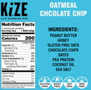 Kize Oatmeal Chocolate Chip, Protein Snack Bar, 1.5oz, 20 bars