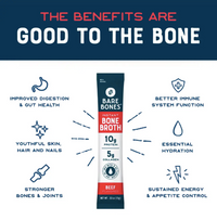 Bare Bones Beef Bone Broth Powder, 16ct
