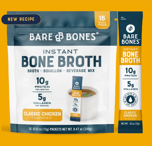 Bare Bones Chicken Bone Broth Mix, 16ct
