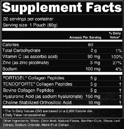 Collagen - Liquid: Raspberry (30 Single-Serve Pouches) (Wholesale)