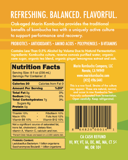 Ginger Lemongrass (60 Bottles)