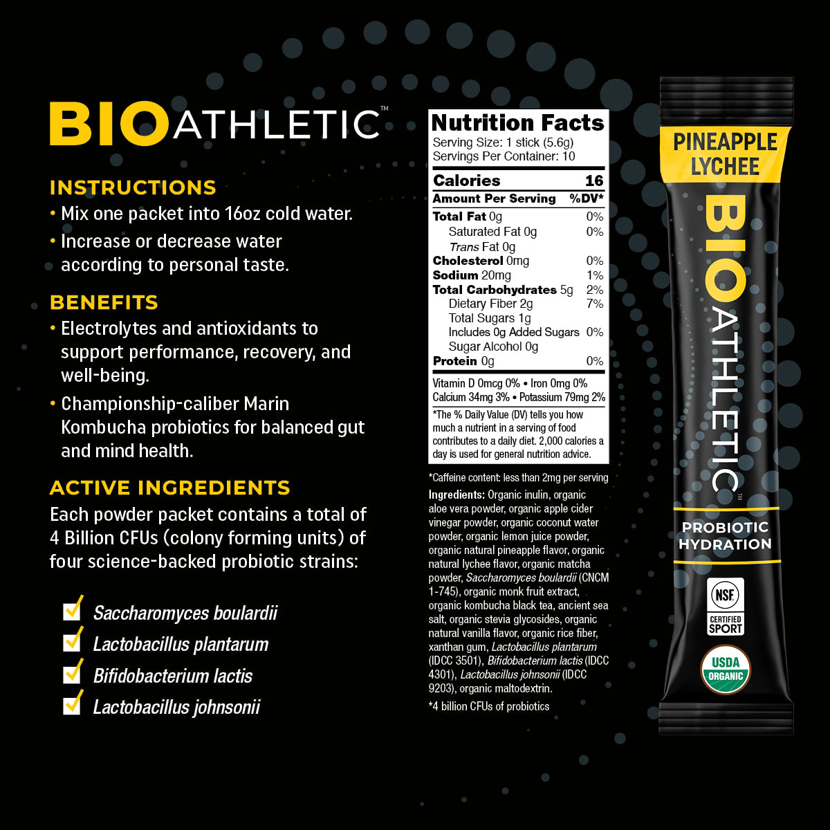 Bio Athletic - Pineapple Lychee