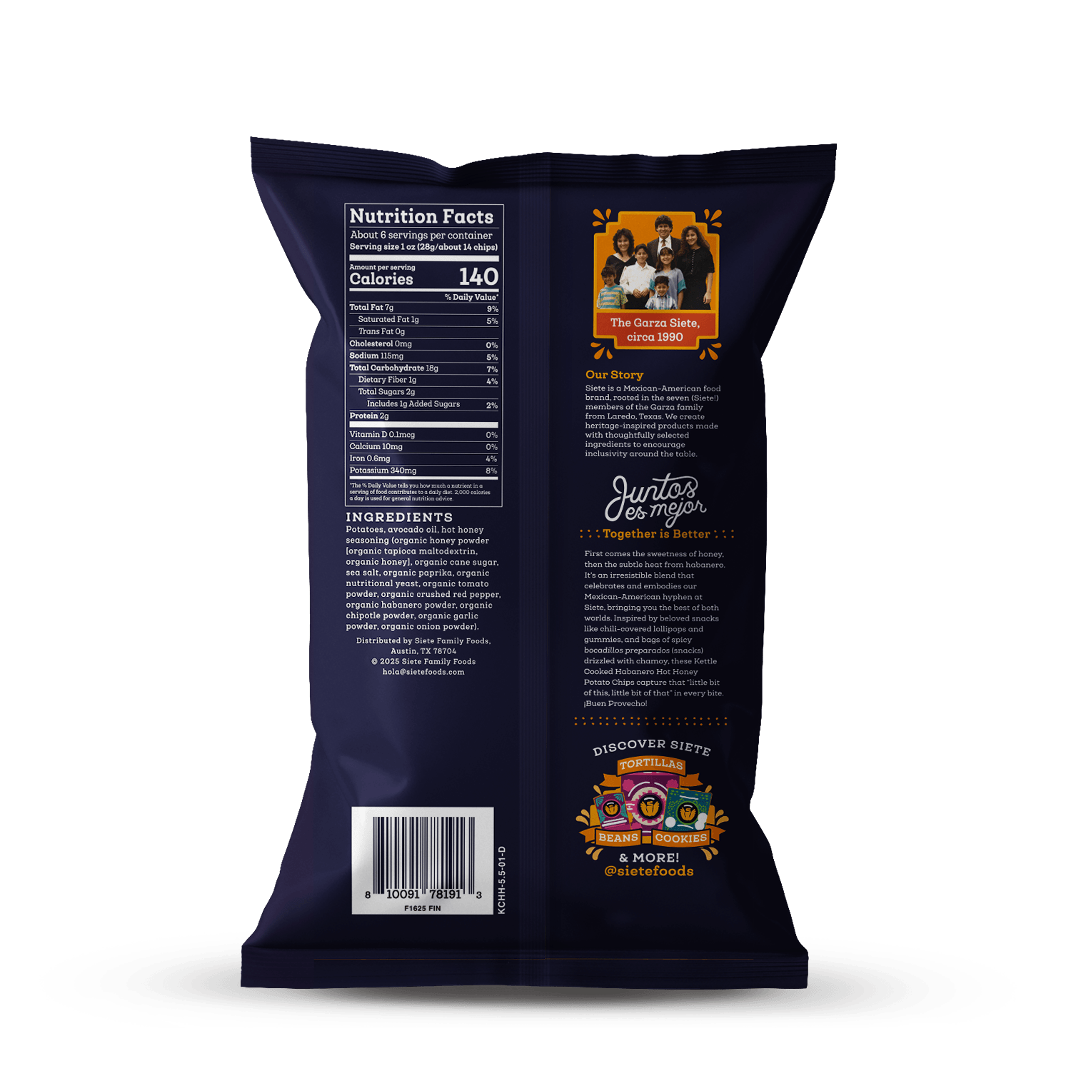 Habanero Hot Honey Kettle Cooked Potato Chips - 24 Bags