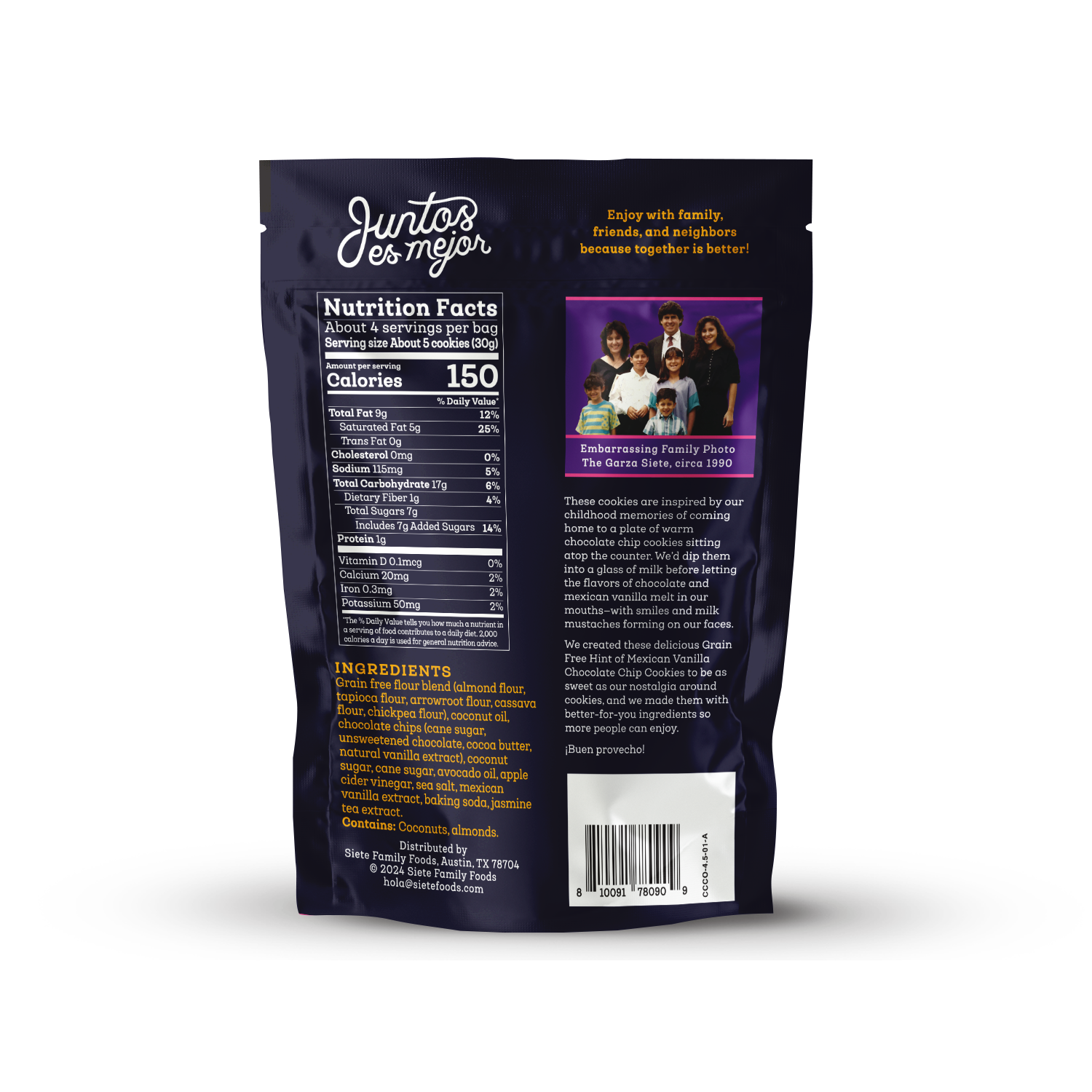 Chocolate Chip Cookies - 20 bags